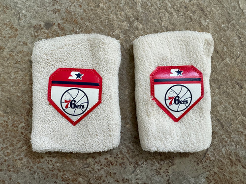 Vintage Philadelphia 76ers NBA Basketball Starter Sweat Wristbands ###