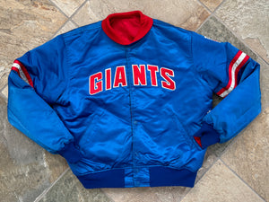Vintage New York Giants Reversible Starter Satin Football Jacket, Size Large
