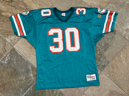 Vintage Miami Dolphins Bernie Parmalee Wilson Football Jersey, Size 50, XL