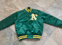 Load image into Gallery viewer, Vintage Oakland Athletics Starter Satin Baseball Jacket, Size Large