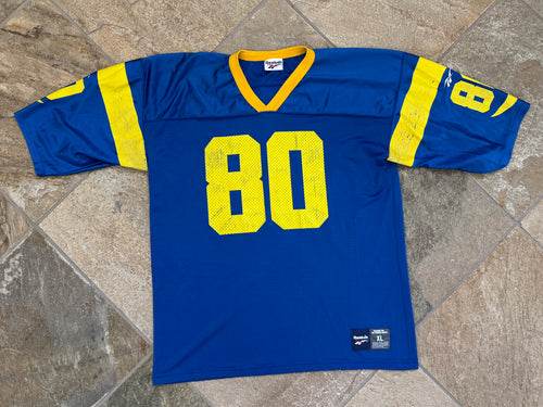 Vintage St. Louis Rams Isaac Bruce Reebok Football Jersey, Size, XL