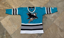 Load image into Gallery viewer, Vintage San Jose Sharks Starter Hockey Jersey, Size Youth S/M, 8-10