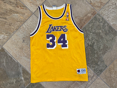 Vintage Los Angeles Lakers Shaquille O’Neal Champion Basketball Jersey, Size Youth XL, 18-20