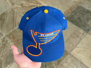 Vintage St. Louis Blues AJD Monster Logo Snapback Hockey Hat