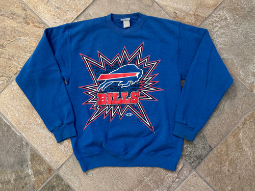 Vintage Buffalo Bills Zubaz Football Sweatshirt, Size Medium