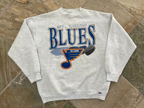 Vintage St. Louis Blues Logo 7 Hockey Sweatshirt, Size XL