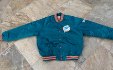 Load image into Gallery viewer, Vintage Miami Dolphins Chalk Line Satin Football Jacket, Size XL