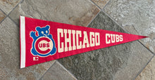 Load image into Gallery viewer, Vintage 60s Chicago Cubs Baseball Pennant