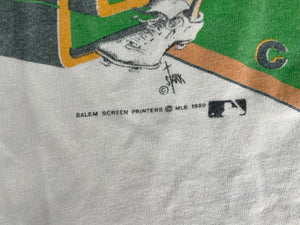 Vintage Oakland Athletics Jose Canseco Salem Baseball TShirt, Size XL