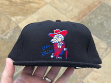 Load image into Gallery viewer, Vintage Ole Miss Rebels Delong Plain Logo Snapback College Hat