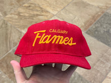 Load image into Gallery viewer, Vintage Calgary Flames Sports Specialties Script Snapback Hockey Hat