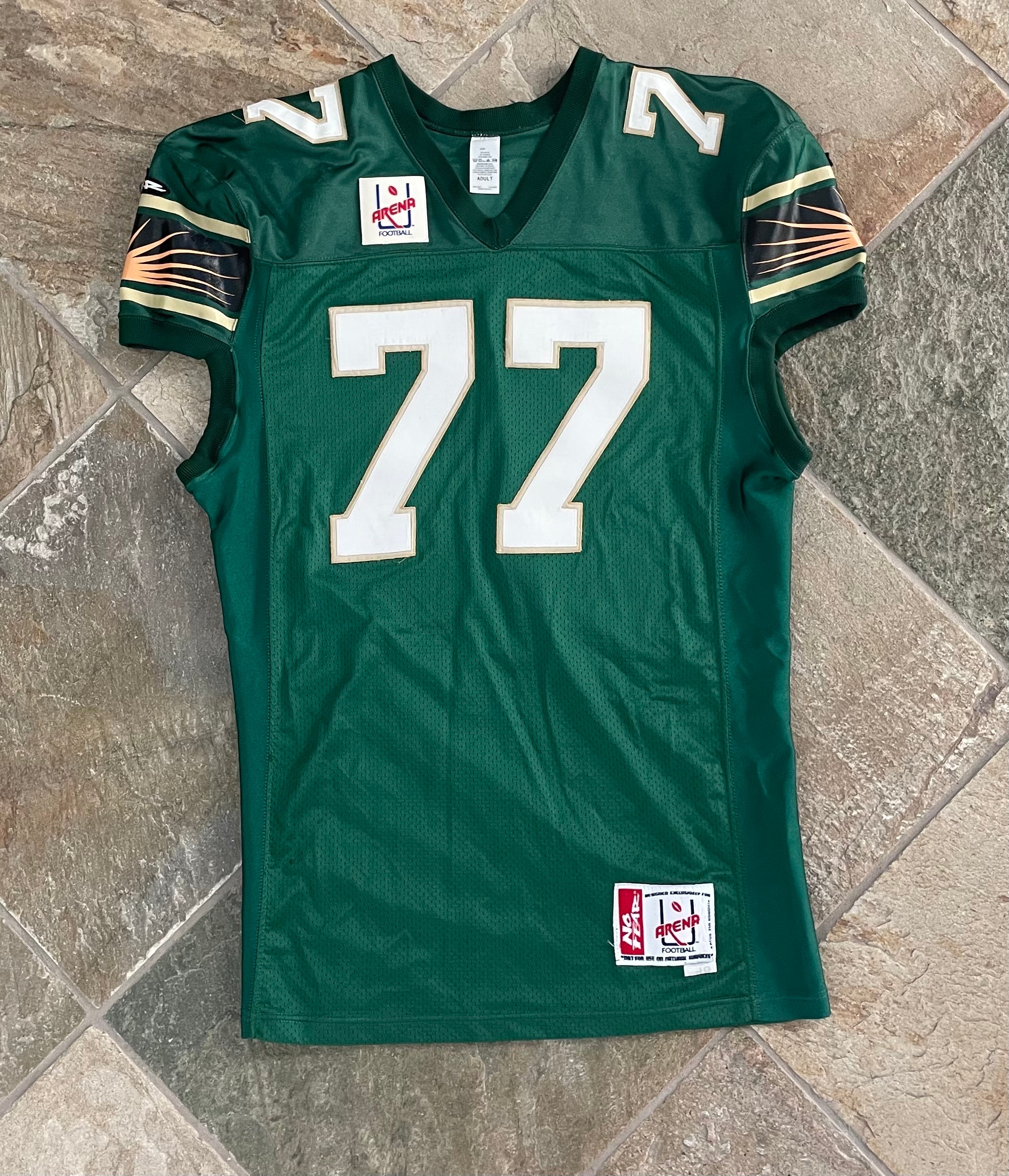 Vintage San Jose Sabercats Game Worn No Fear Arena Football