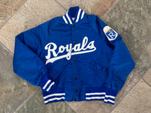 Load image into Gallery viewer, Vintage Kansas City Royals Starter Satin Baseball Jacket, Size Youth Medium