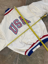 Load image into Gallery viewer, Vintage Team USA GE Baseball 1984 Olympics Swingster Satin Baseball Jacket, Size Large
