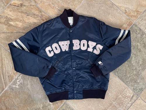 Vintage Dallas Cowboys Starter Satin Football Jacket, Size Medium