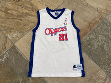 Load image into Gallery viewer, Vintage Los Angeles Clippers Darius Miles Champion Basketball Jersey, Size Youth Large, 14-16