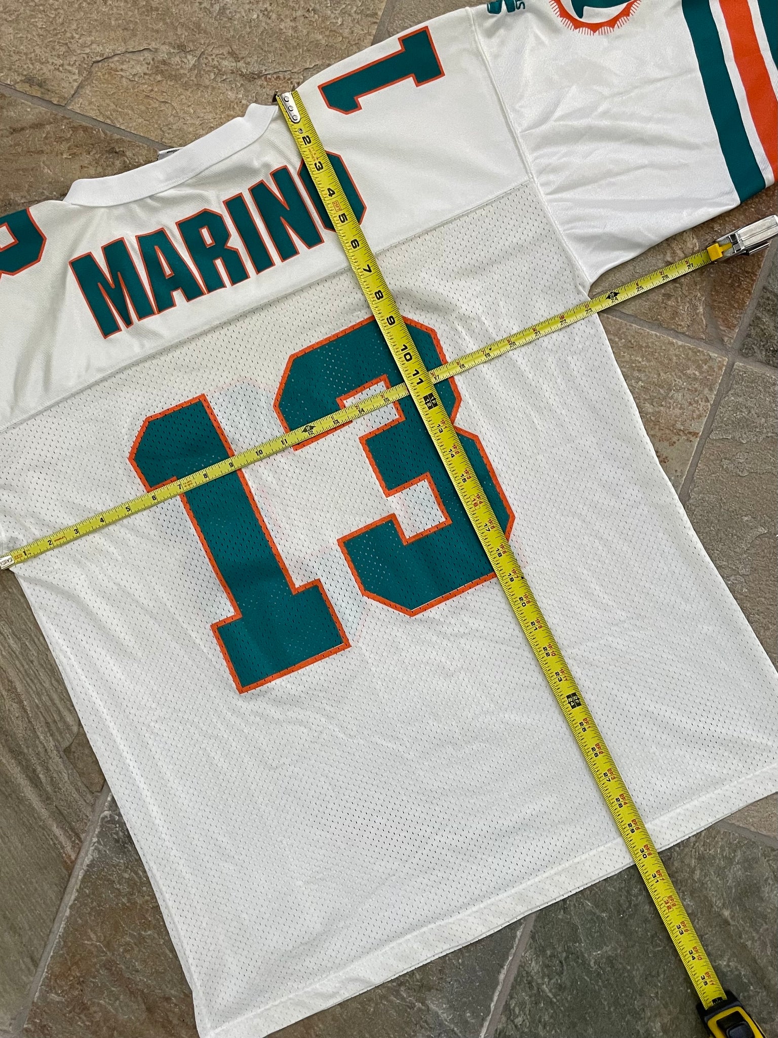 VTG 90s Miami Dolphins Dan Marino Football Jersey Starter 48 Large