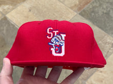 Load image into Gallery viewer, Vintage St. John’s Redmen Storm DeLong Snapback College Hat