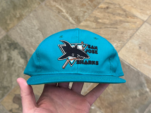 Vintage San Jose Sharks G Cap Youngan Snapback Hockey Hat
