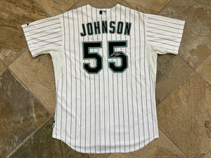 Florida Marlins Josh Johnson Team Issued Majestic Baseball Jersey, Size 50