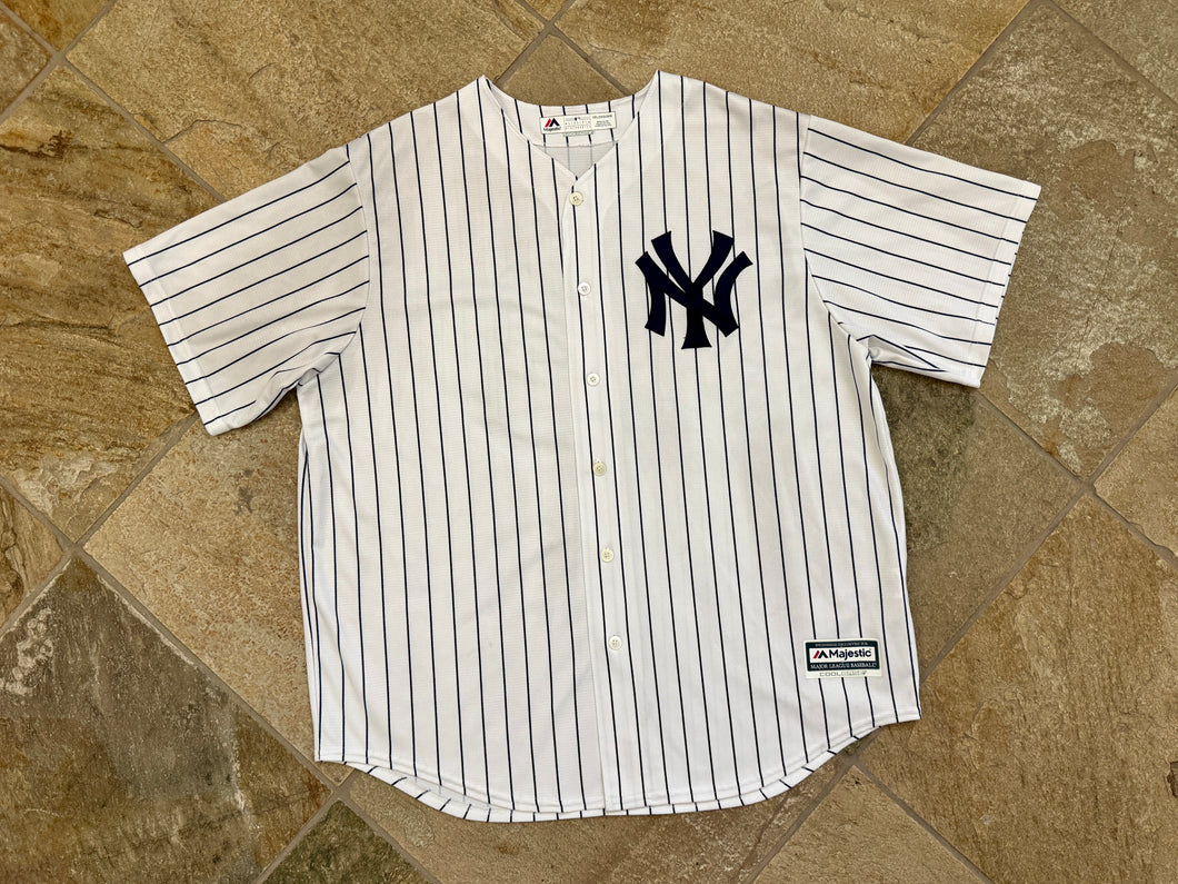 New York Yankees Johnny Damon Majestic Baseball Jersey, Size XXL