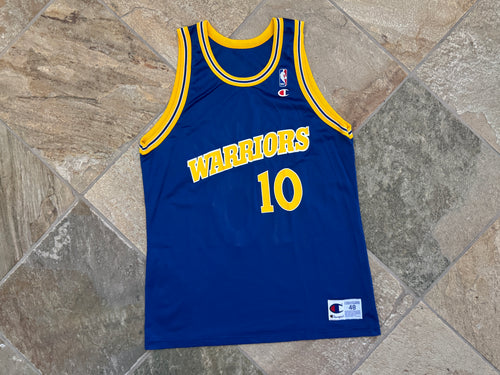 Vintage Golden State Warriors Tim Hardaway Champion Basketball Jersey, Size 48, XL