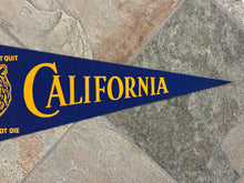 Load image into Gallery viewer, Vintage California Cal Golden Bears College Pennant