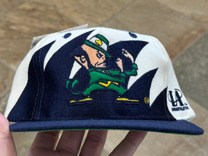 Vintage Notre Dame Fighting Irish Logo Athletic Sharktooth Snapback College Hat