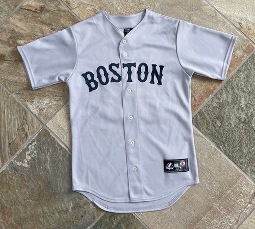 Vintage Boston Red Sox Dustin Pedroia Majestic Baseball Jersey, Size Small