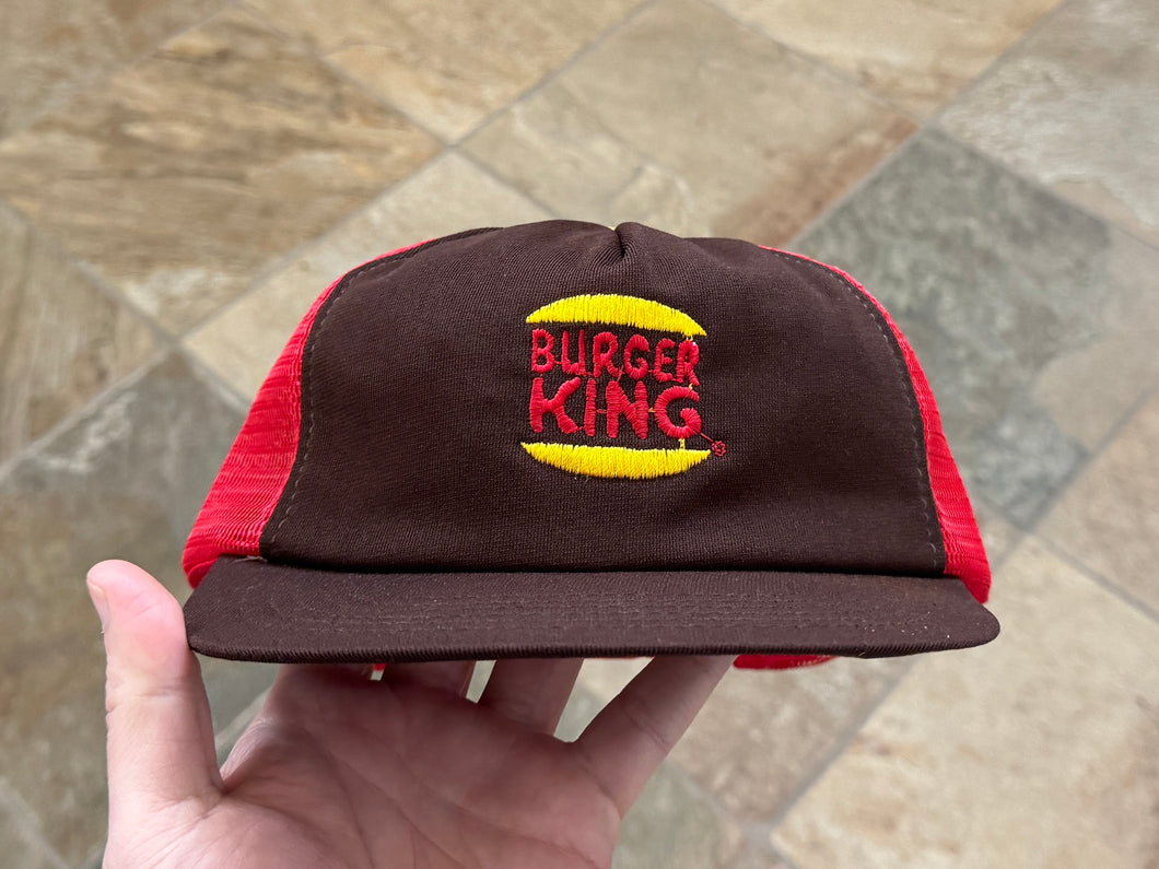 Vintage Burger King Crew Staff Snapback Hat ***
