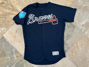Atlanta Braves Shane Carle Game Worn Baseball Jersey, Size 48, XL