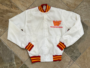 Vintage WWF WWE Hulk Hogan Chalk Line Fanimation Wrestling Jacket, Size Small ###