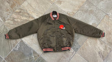 Load image into Gallery viewer, Vintage Cleveland Browns Chalkline Satin Football Jacket, Size Large