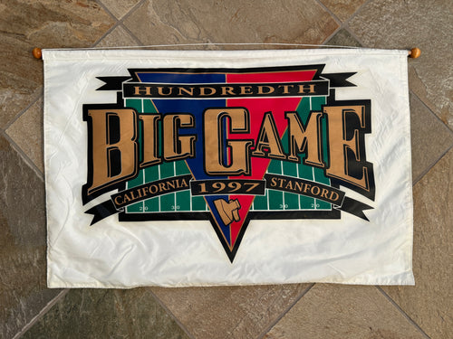 Vintage Cal Bears Stanford Cardinal 1997 Big Game Banner ###