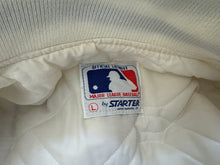 Load image into Gallery viewer, Vintage New York Yankees Starter Satin Baseball Jacket, Size Large
