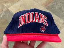 Load image into Gallery viewer, Vintage Cleveland Indians Universal Corduroy Snapback Baseball Hat