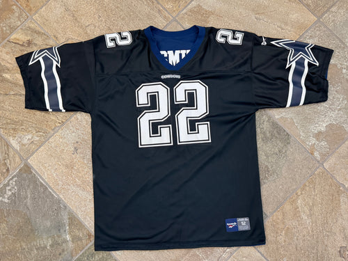 Vintage Dallas Cowboys Emmitt Smith Reebok Reversible Football Jersey, Size 52, XXL