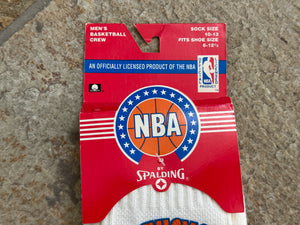 Vintage New York Knicks Spalding NBA Basketball Socks, Size Large ###