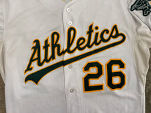 Load image into Gallery viewer, Oakland Athletics Danny Valencia Game Worn Majestic Baseball Jersey, Size 46, Large