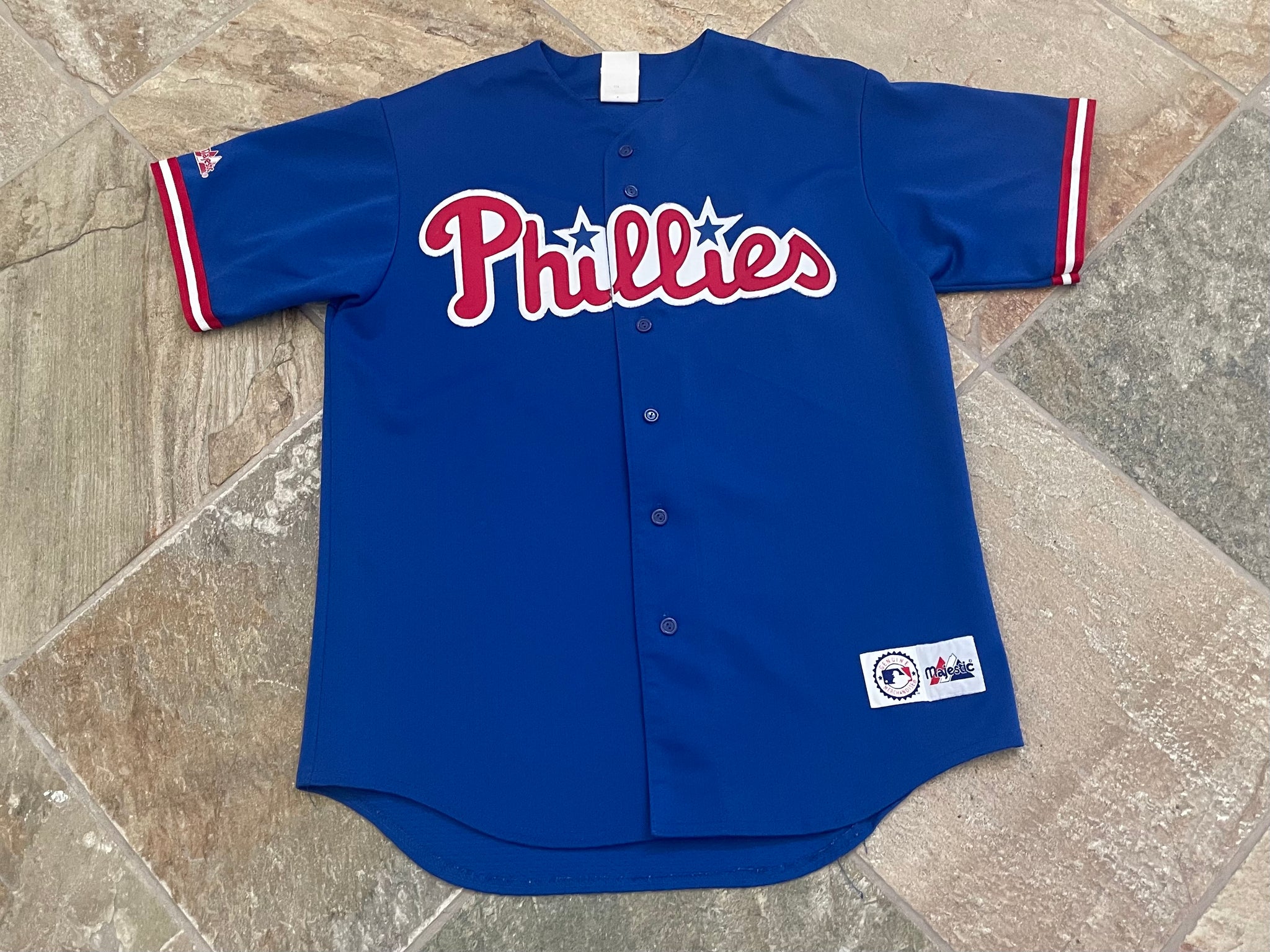 Vintage Majestic Phillies Baseball Jersey 