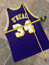 Load image into Gallery viewer, Vintage Los Angeles Lakers Shaquille O'Neal Champion Basketball Jersey, Size 48, XL