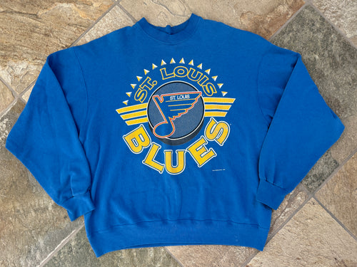 Vintage St. Louis Blues Hockey Sweatshirt, Size XL