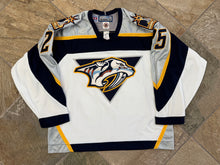 Load image into Gallery viewer, Vintage Nashville Predators Sergei Krivokrasov Bauer Hockey Jersey, Size Large