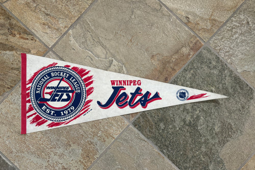 Vintage Winnipeg Jets NHL Hockey Pennant