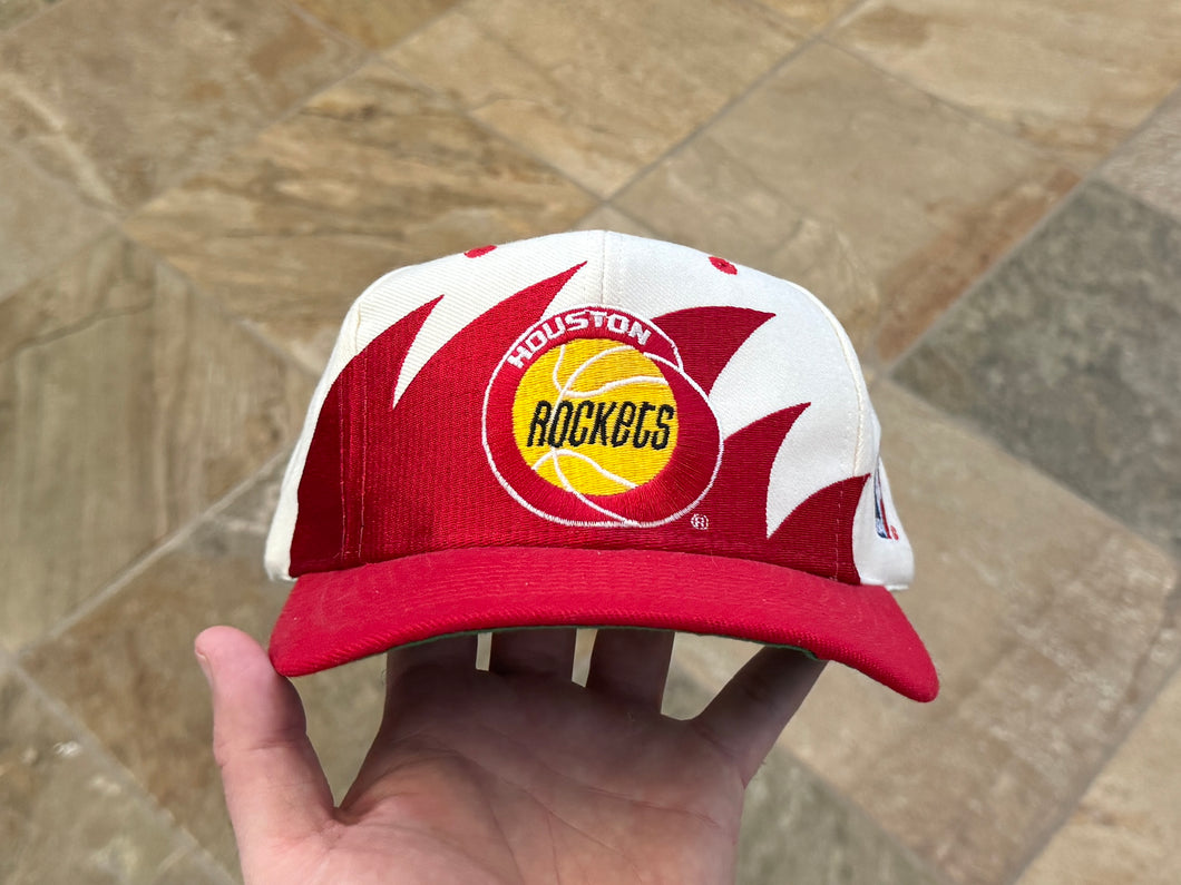 Vintage Houston Rockets Logo Athletic Sharktooth Snapback Basketball Hat