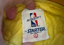 Load image into Gallery viewer, Vintage Los Angeles Lakers Starter Satin Basketball Jacket, Size Large
