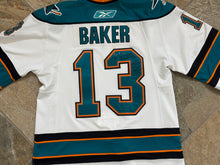 Load image into Gallery viewer, Vintage San Jose Sharks Jamie Baker Reebok Hockey Jersey, Size 52, XXL