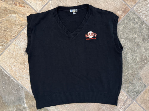 San Francisco Giants Guest Services Sweater Vest Baseball Sweatshirt, Size Large