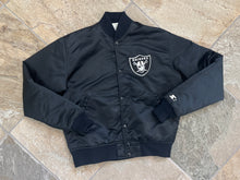 Load image into Gallery viewer, Vintage Los Angeles Raiders Starter Satin Football Jacket, Size Medium