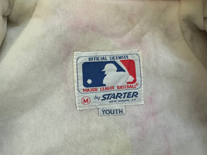 Vintage Philadelphia Phillies Starter Satin Baseball Jacket, Size Youth Medium, 8-10